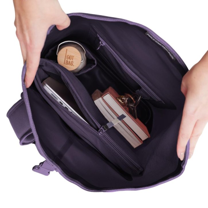 GOTBAG. RollTop lite 2.0 Laptoprucksack monochrome ocean dusk